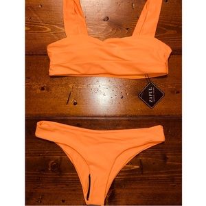 Bright orange bikini set! Size M